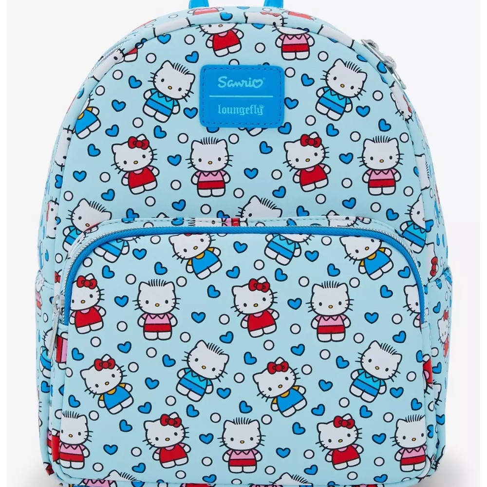 Loungefly Hello Kitty And Dear Daniel Allover Print Mini Backpack NWT - Picture 4 of 6